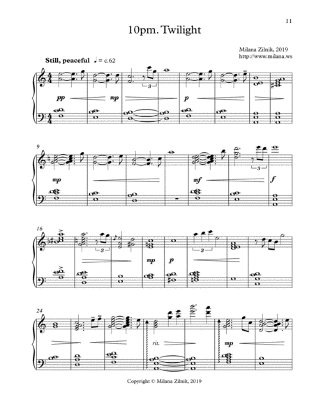 10pm Twilight Sheet Music