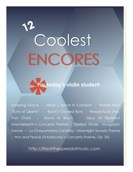 Free Sheet Music 12 Coolest Encores For Todays Violin Student
