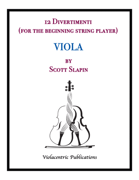 12 Divertimenti For Viola Sheet Music