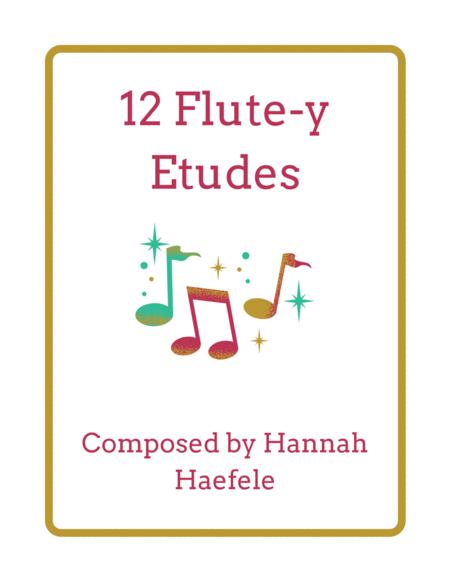 Free Sheet Music 12 Flute Y Etudes