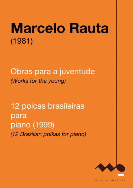 12 Polcas Brasileiras Para Piano Sheet Music