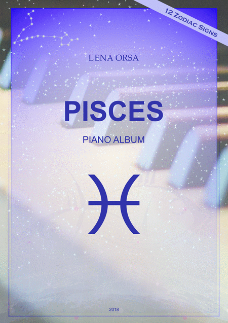 12 Zodiac Signs Pisces Piano Album Sheet Music