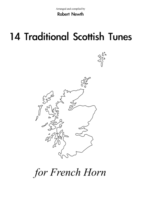 14 Traditional Scottish Tunes For French Horn Sheet Music