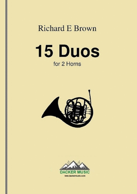 15 Duos For Two Horns Sheet Music