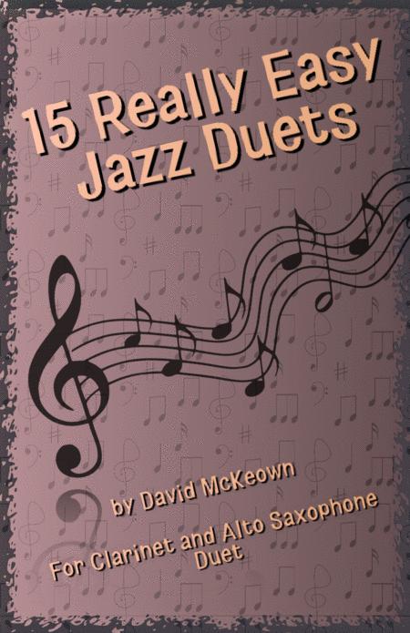 Free Sheet Music 15 Really Easy Jazz Duets For Cool Cats For Clarinet And Alto Saxophone Duet