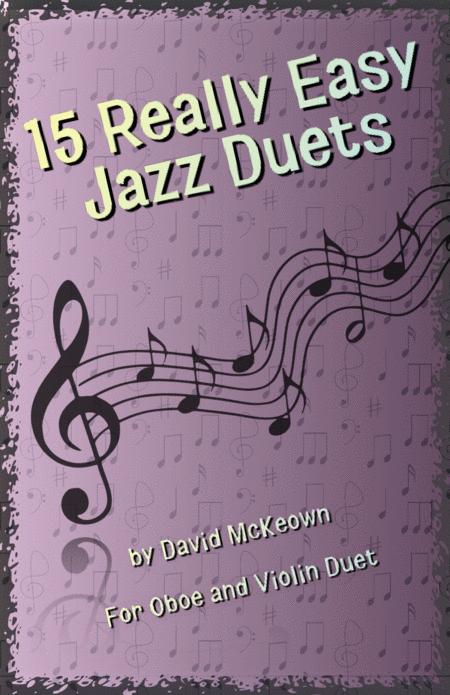 Free Sheet Music 15 Really Easy Jazz Duets For Cool Cats For Oboe And Violin Duet