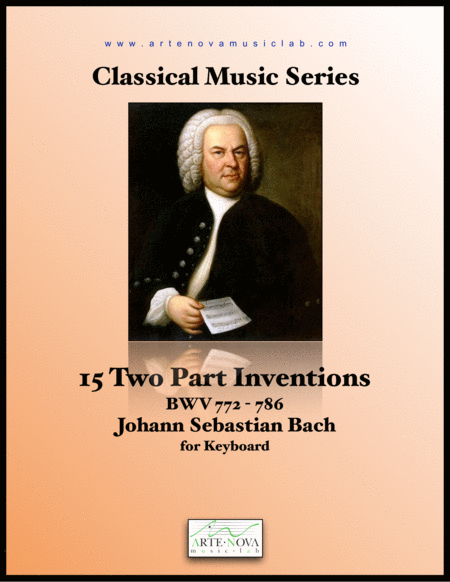 Free Sheet Music 15 Two Part Inventions For Keyboard