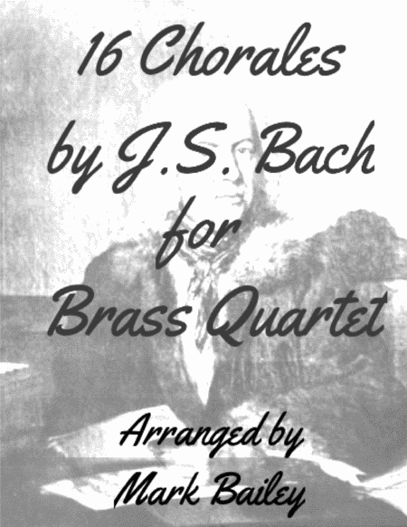 16 Chorales For Brass Quartet By Js Bach Sheet Music