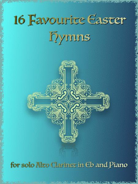 16 Favourite Easter Hymns For Solo Alto Clarinet In Eb And Piano Sheet Music