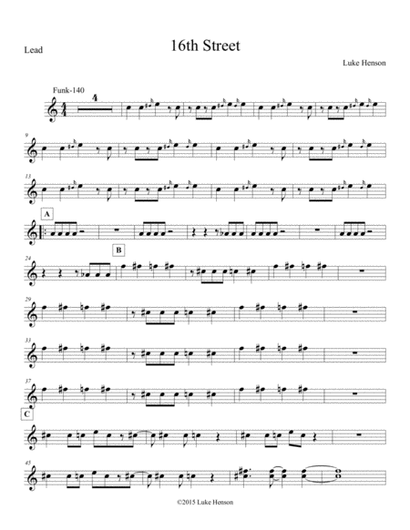 16th Street Sheet Music