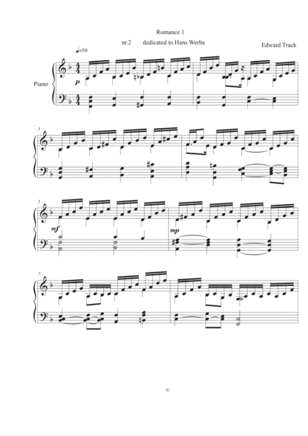 Free Sheet Music 2 Romance 1