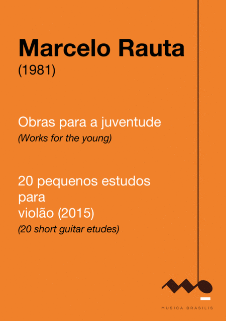 20 Pequenos Estudos Para Violo Sheet Music