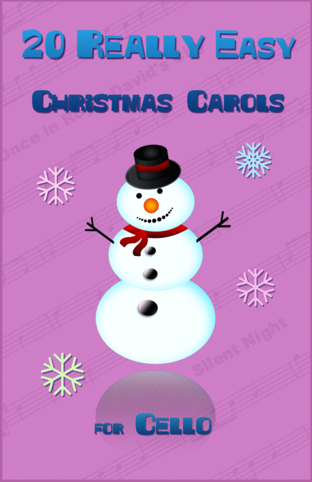 20 Really Easy Christmas Carols For Cello Sheet Music