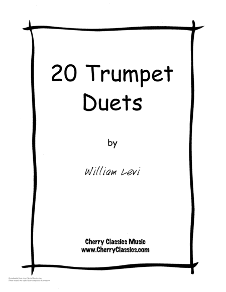 Free Sheet Music 20 Trumpet Duets