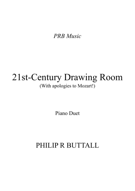 Free Sheet Music 21st Century Drawing Room Piano Duet Four Hands