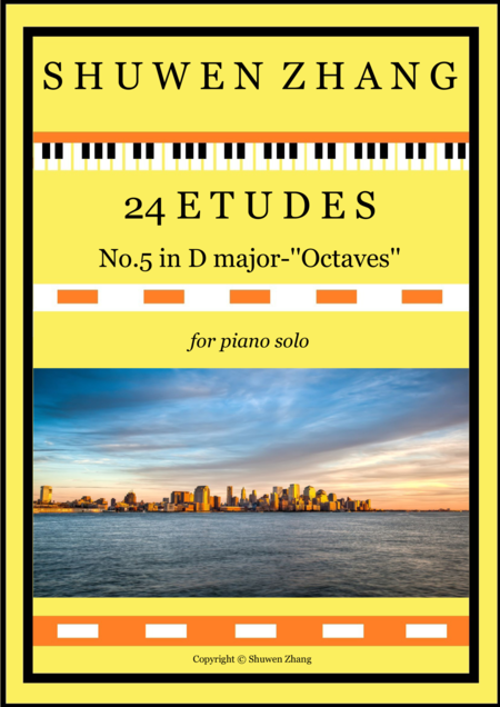 24 Etudes No 5 In D Major Octaves Sheet Music