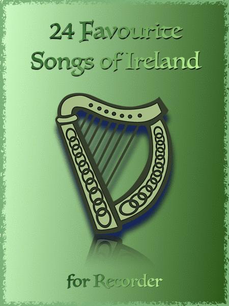 24 Favourite Songs Of Ireland For Descant Or Soprano Recorder Sheet Music