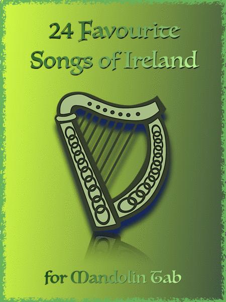 Free Sheet Music 24 Favourite Songs Of Ireland For Mandolin Tab Gdae