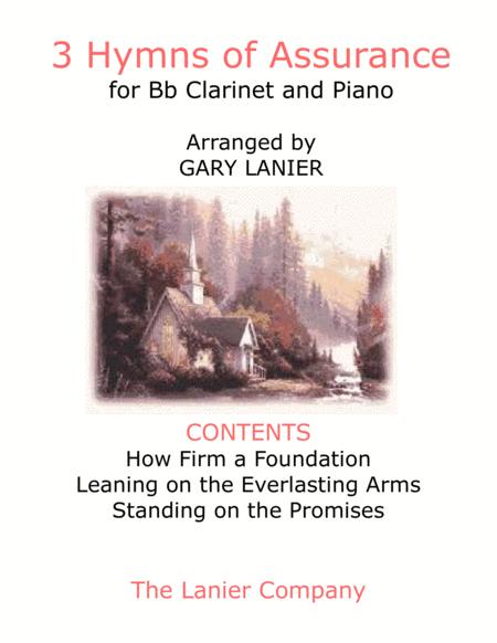 Free Sheet Music 3 Hymns Of Assurance For Bb Clarinet And Piano With Score Parts