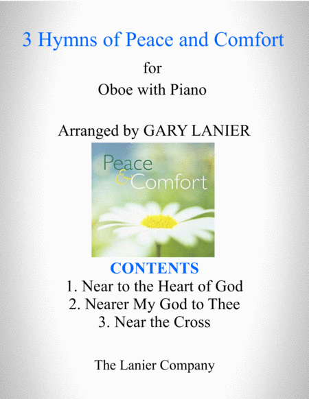 3 Hymns Of Peace And Comfort For Oboe With Piano Instrument Part Included Sheet Music