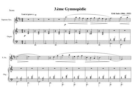 3 Me Gymnopdie Sheet Music