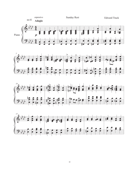 41 Sunday Rest Sheet Music