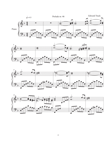 Free Sheet Music 46 Prelude 46