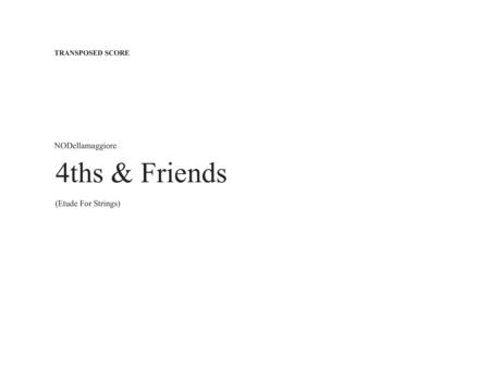 4ths Friends Score Sheet Music