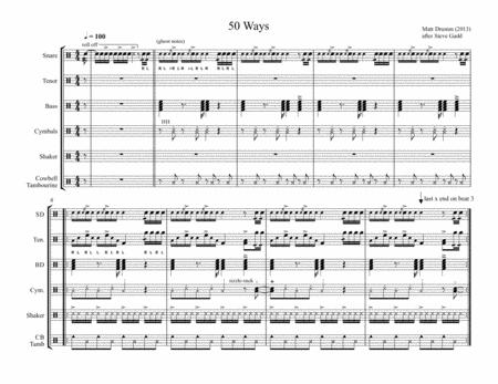 50 Ways Sheet Music