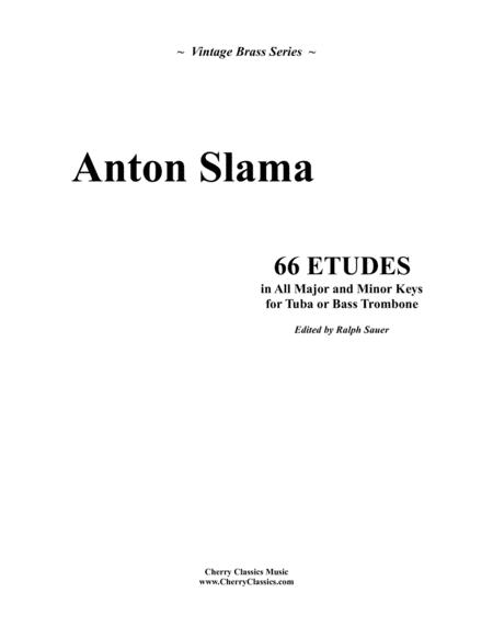 66 Etudes In All Major And Minor Keys For Tuba Or Bass Trombone Sheet Music