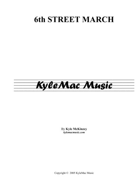 Free Sheet Music 6th Street March
