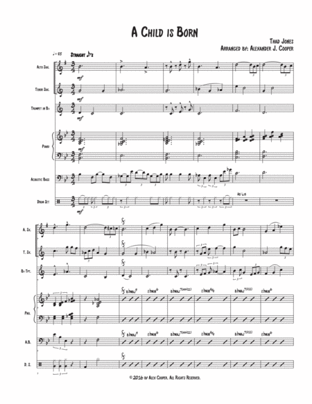 A Child Is Born Jazz Combo Sheet Music