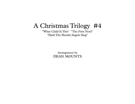 Free Sheet Music A Christmas Trilogy 4 Brass Quintet