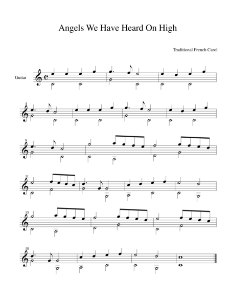 A Classical Guitar Christmas Sheet Music