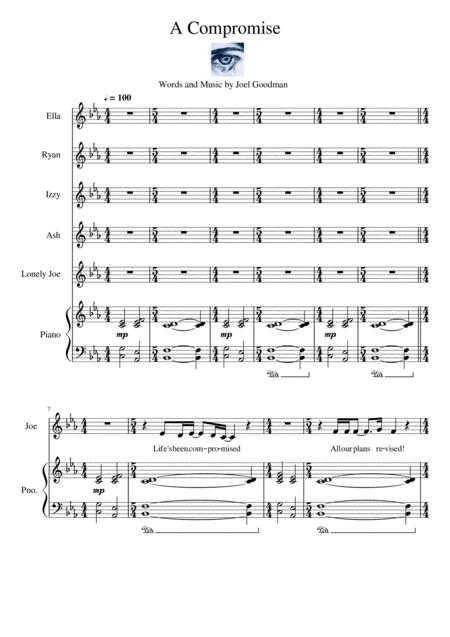 Free Sheet Music A Compromise