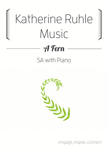 Free Sheet Music A Fern