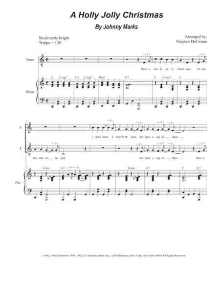 A Holly Jolly Christmas Duet For Soprano And Tenor Solo Sheet Music