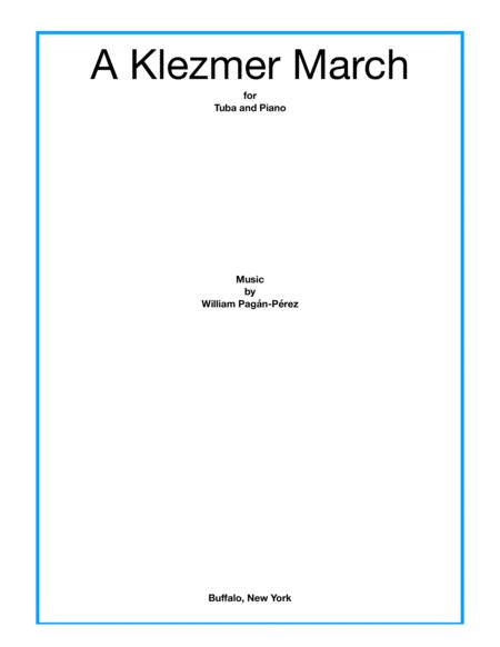 A Klezmer March For Tuba And Piano Sheet Music