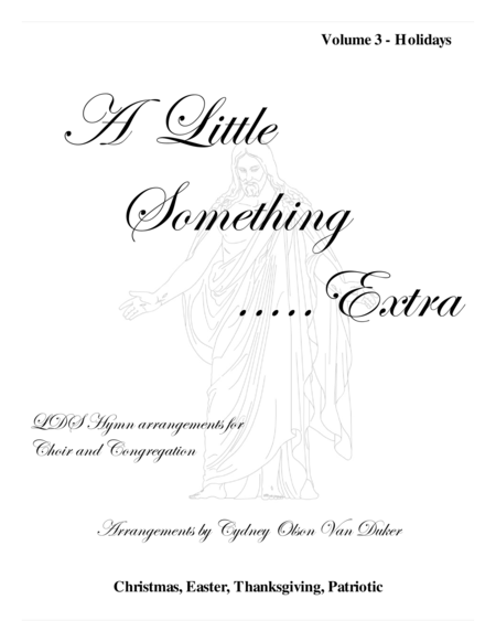 Free Sheet Music A Little Something Extra Volume 3 Holidays