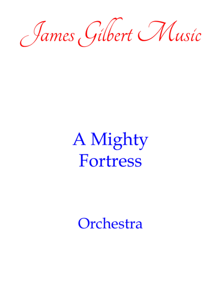 Free Sheet Music A Mighty Fortress Ein Feste Burg