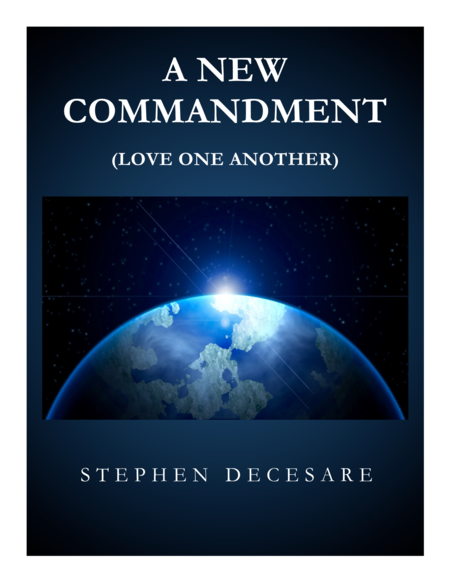 A New Commandment Love One Another Sheet Music