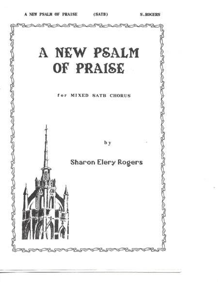 A New Psalm Of Praise Sheet Music