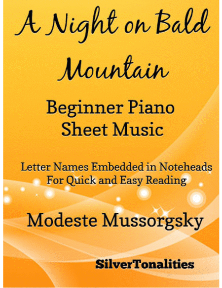 A Night On Bald Mountain Beginner Piano Sheet Music Sheet Music