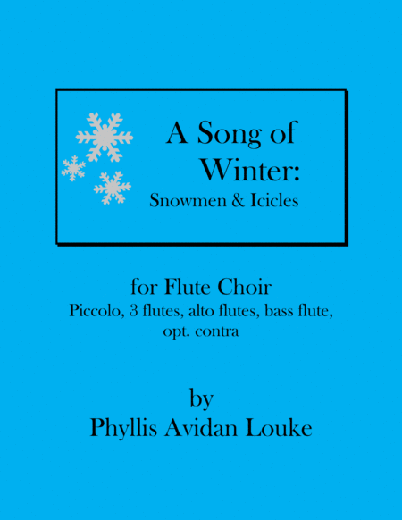 Free Sheet Music A Song Of Winter For Flute Choir