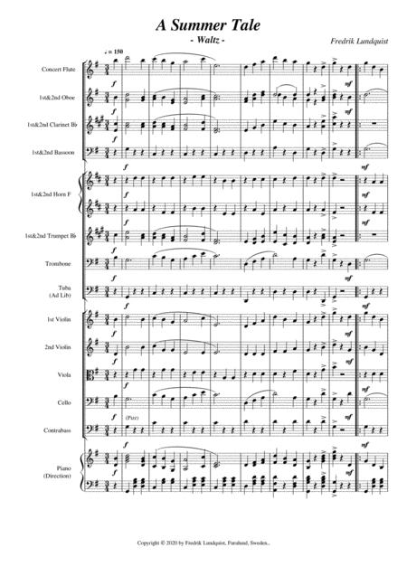 A Summer Tale Sheet Music