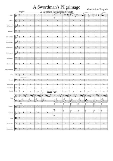 A Swordsmans Pilgrimage Sheet Music