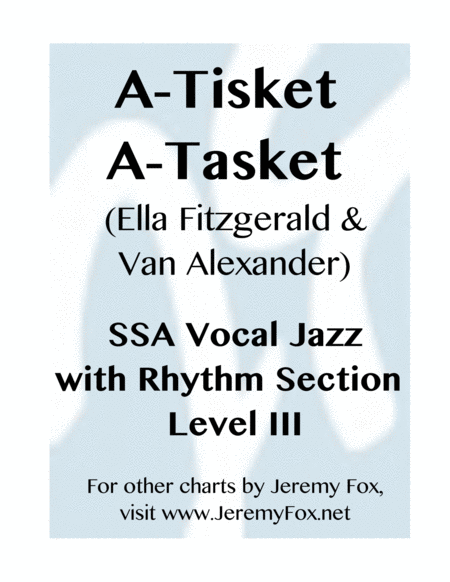 A Tisket A Tasket Ssa Level Iii Sheet Music