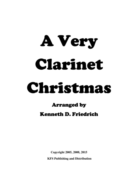 A Very Clarinet Christmas Sheet Music