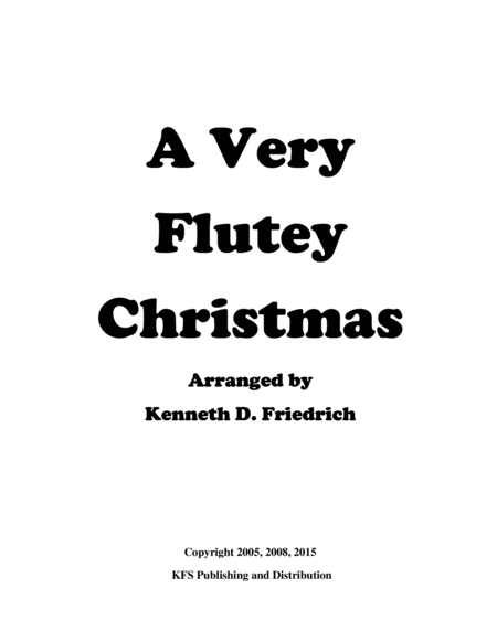 Free Sheet Music A Very Flutey Christmas