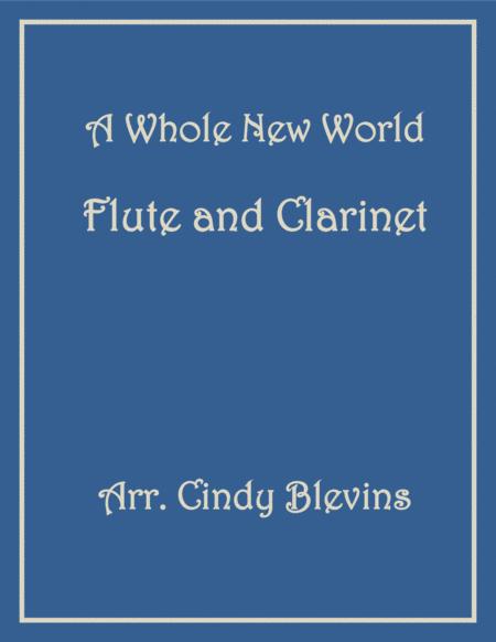 Free Sheet Music A Whole New World For Flute And Clarinet From Aladdin